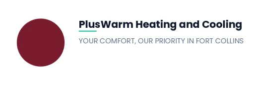 Logo from pluswarmheatingandcooling.com PlusWarm Heating and Cooling logo